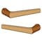 Baldwin L024 Lever Satin Brass with Brown Door Levers Satin Brass with Brown L024.060.MR - alternate 2